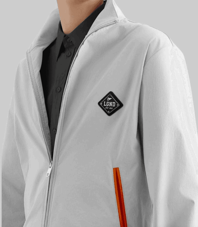 Jaqueta Corta Vento Branca 1